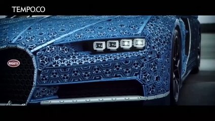 Bugatti Chiron Terbuat dari 1 Juta Lego