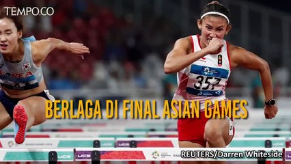 Asian Games, Detik-Detik Atlet Emilia Nova Menjelang Garis Finish