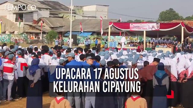 Upacara 17 Agustus di Kelurahan Ini pun Meriah