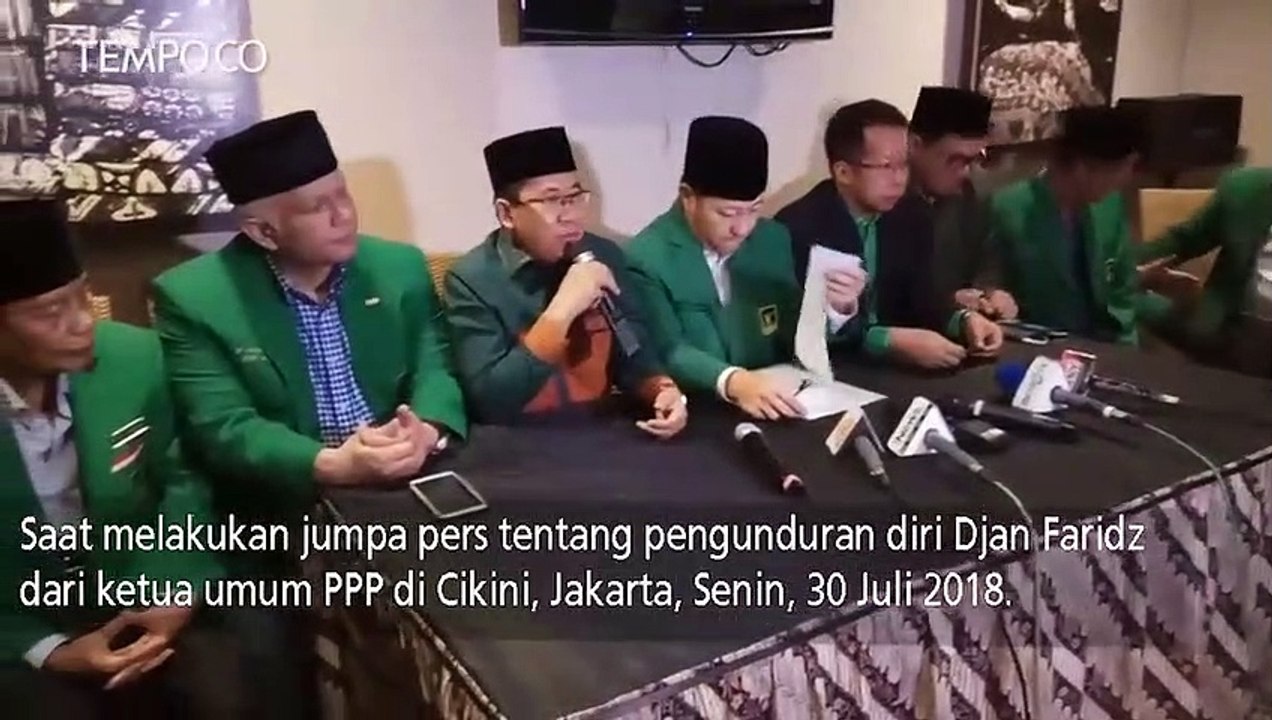 Djan Faridz Mundur dari Ketua Umum  PPP Muktamar Jakarta