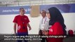 Timnas Putri Polo Air Indonesia Latihan di Aquatic Stadium