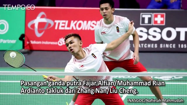Indonesia Takluk dari Cina di Final Bulutangkis Beregu Putra