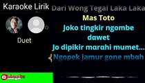 Joko Tingkir Ngombe Dawet Karaoke Lirik Toto Production