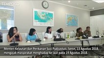 Susi Pudjiastuti Ajak Masyarakat Menghadap Laut 19 Agustus