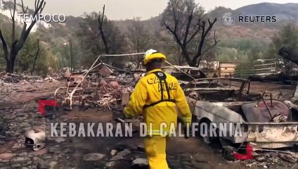 Upaya Penanggulan Kebakaran di California Terus Berlanjut