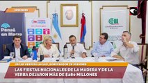 Las fiestas nacionales de la Madera y de la Yerba dejaron más de $280 millones