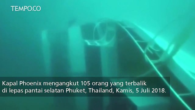 Penyelamatan Perahu Terbalik di Thailand