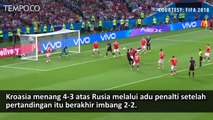 Piala Dunia 2018 Kroasia Singkirkan Rusia Lewat Adu Penalti
