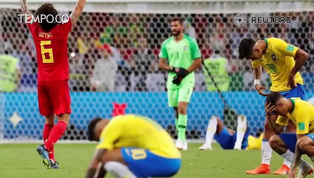 Menang 2-1, Belgia Singkirkan Brasil di Piala Dunia 2018