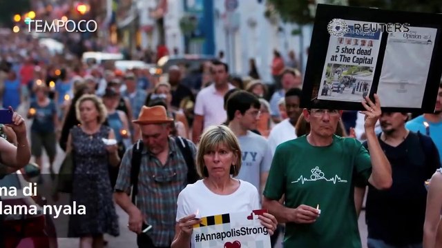 Warga Annapolis Gelar Aksi Solidaritas pasca penembakan di Capital Gazette