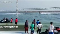 Tinjau Venue Asian Games di Ancol, Jokowi Disiapkan Jetski