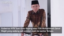 Saat TGB Bersepeda Keliling Kantor Tempo