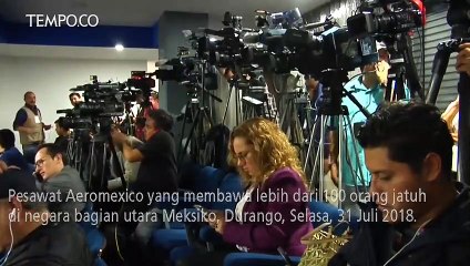 Tragedi Pesawat Aeromexico Jatuh di Durango, Meksiko 🚨