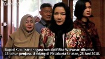 Rita Widyasari Dituntut 15 Tahun Penjara, Begini Ekspresinya