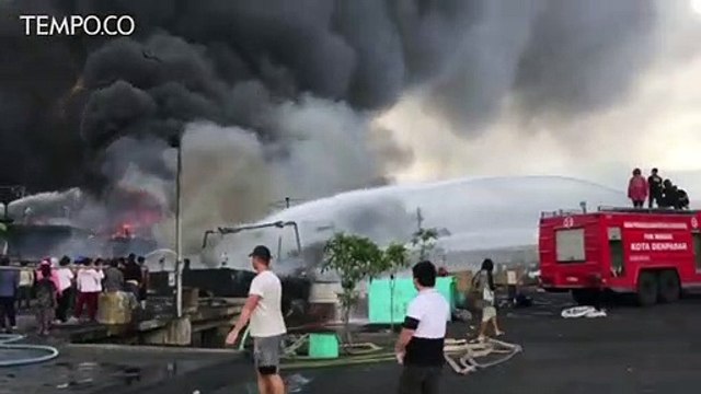 Kerugian Kapal Terbakar di Pelabuhan Benoa Ditaksir Rp 120 Miliar