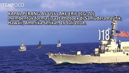 Kapal Perang TNI AL Ambil Peran pada Photoex Rimpac 2018 di Hawaii