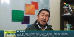 Familiares de víctimas del gobierno de facto en Bolivia exigen justicia y premura