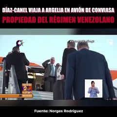 Díaz-Canel viaja a Argelia en avión de Conviasa, propiedad del régimen venezolano.