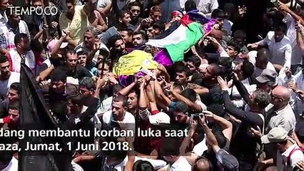 Ribuan Orang Iringi Pemakaman Razan Najjar di Gaza