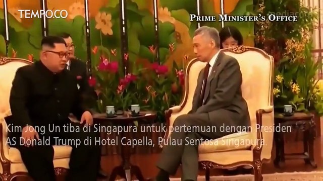 Pertemuan PM Singapura dengan Kim Jong Un