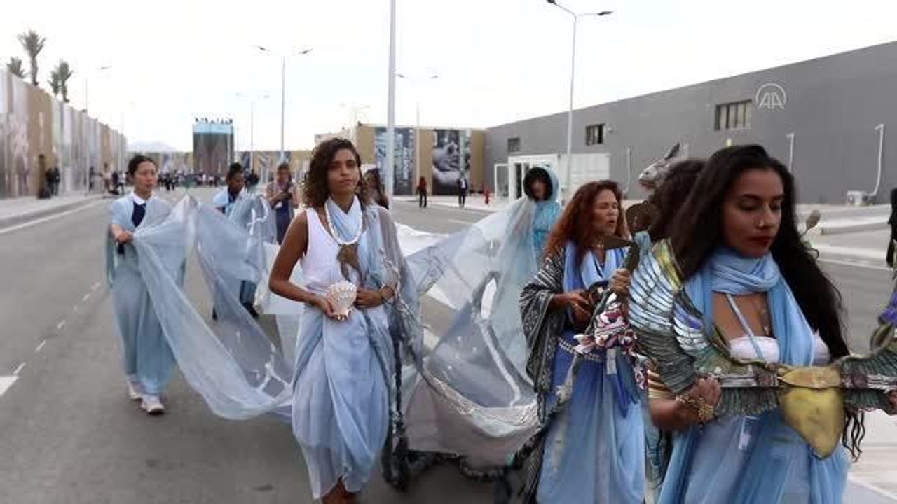 ŞARM EL ŞEYH - Mısır'da iklim ve çevre aktivistleri gösteri düzenledi