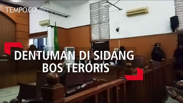 Dentuman saat Sidang Bos Teroris Aman Abdurrahman