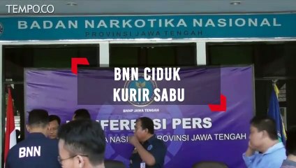 BNN Ciduk Kurir 100 Gram Sabu dari Kota Pelajar Salatiga