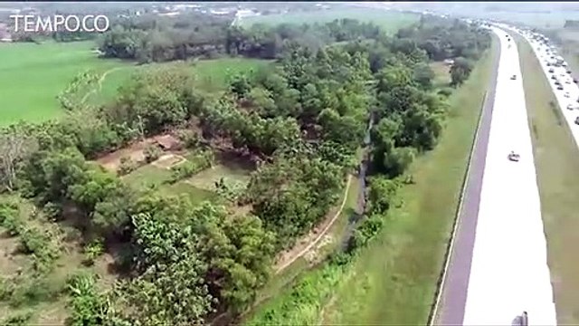 Pantauan via Drone Lalu Lintas Tol Cipali