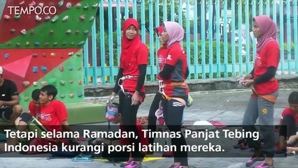 Timnas Panjat Tebing Kurangi Sesi Latihan Saat Ramadan