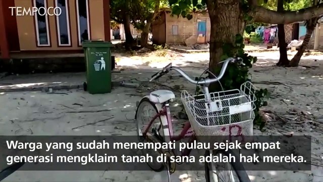 Lawan Pengembang, Warga Pulau Pari Coret Rumah