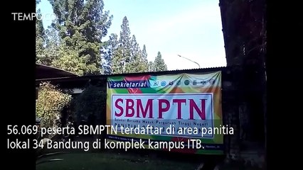 56.069 Peserta SBMPTN Berebut Kursi PTN di Bandung