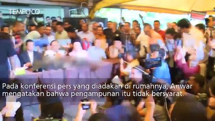 Anwar Ibrahim Bebas Setelah Terima Grasi