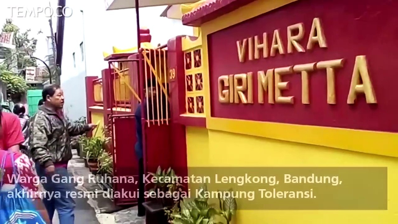 Kampung Toleransi Sejak 1940an di Gang Ruhana - video Dailymotion