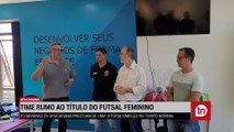 Torcida é convocada para ajudar time rumo ao título do futsal feminino