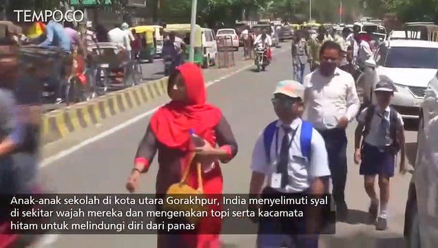 Suhu Panas di Utara India Mulai Mengganggu Aktifitas Warga