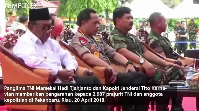 Panglima dan Kapolri Tegaskan Sikap TNI Polri di Pilkada