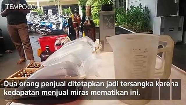 Polisi Kembali Tangkap Penjual Miras Oplosan Gingseng