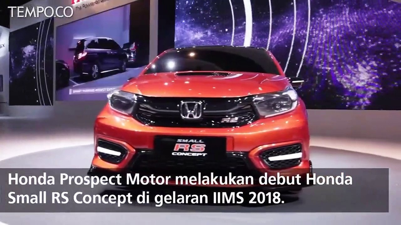 Debut Perdana Honda Small RS Concept di IIMS 2018
