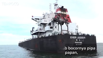 Disita, Kapal Penyebab Bocornya Pipa, Berawak Warga Cina