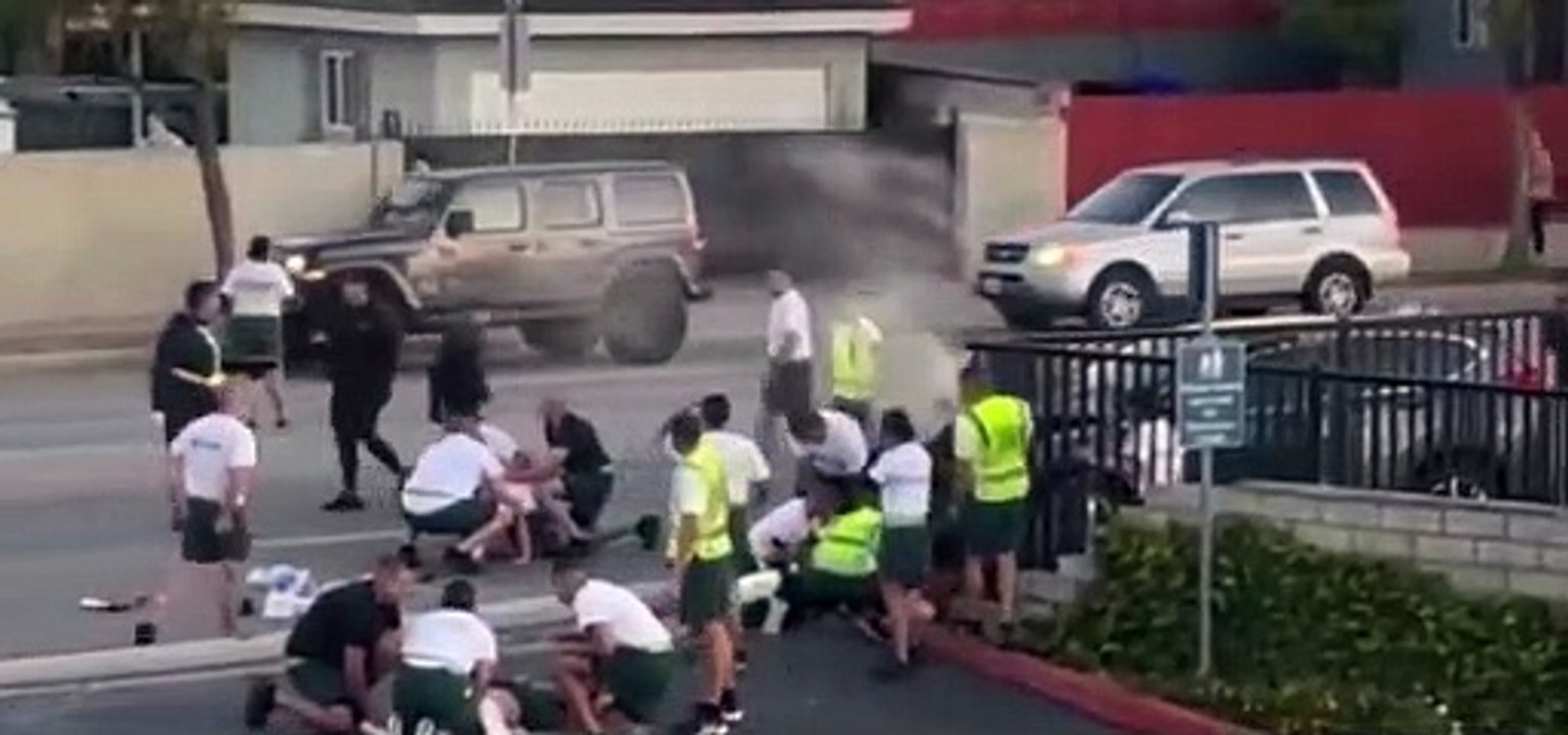 California - At least 25 LASD academy recruits were injured with 5 in critical condition following a vehicle collision when driver crashed into the g