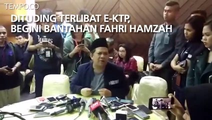 Dituding Terlibat E-KTP, Begini Bantahan Fahri Hamzah