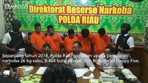 Polda Riau Gagalkan Selundupan Narkoba Jaringan Internasional
