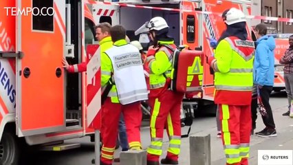 2 Kereta Bawah Tanah Tabrakan di Jerman, 30 Orang Terluka