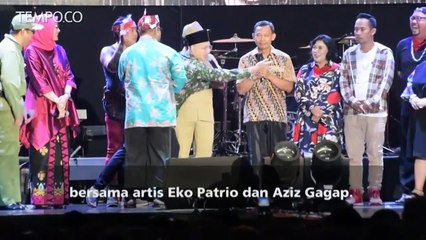 Rilis Maskot Pemilu 2019, Ketua KPU Main Wayang