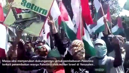 Umat Islam Bandung Gelar Aksi Dukungan Great Return Palestina