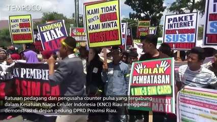 Pengusaha Pulsa di Riau Tolak Batasan Registrasi Kartu SIM
