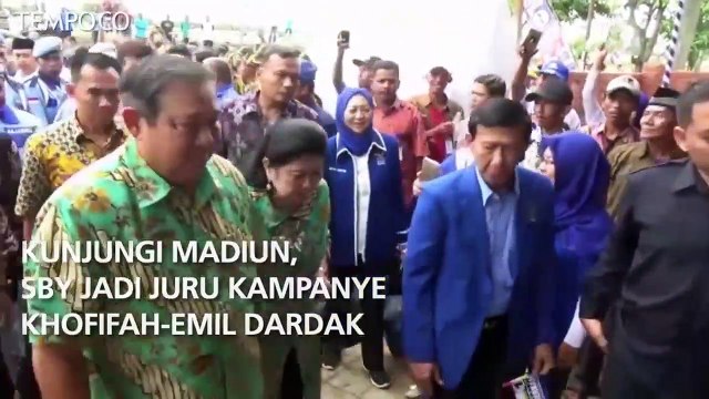 Kunjungi Madiun, SBY Jadi Juru Kampanye Khofifah-Emil Dardak