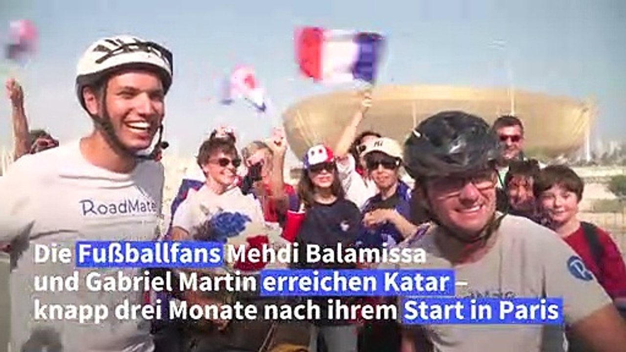 Paris-Katar: Mit dem Fahrrad zur WM
