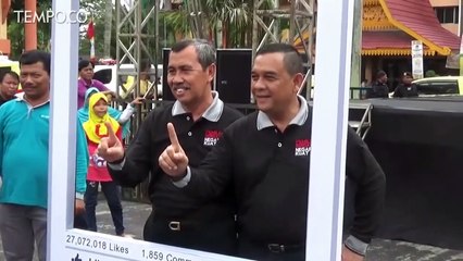 Kampanye Damai Pilgub Riau Ditandai Pelepasan Burung Merpati