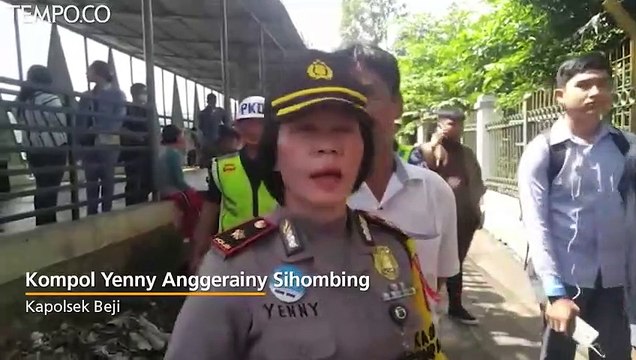 Mahasiswa Tewas Tersambar KRL di Perlintasan Kereta Pondok Cina